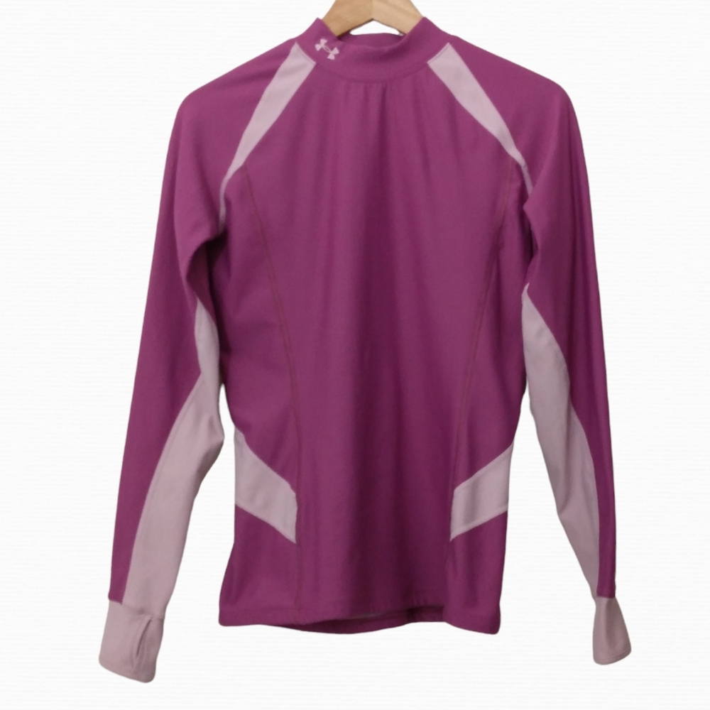 Under Armor performance pullover long sleeves w thumb holes size L